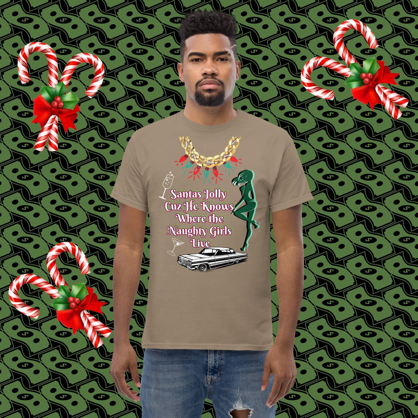 Santa Knows Where the Bad Girls Live - Tee
