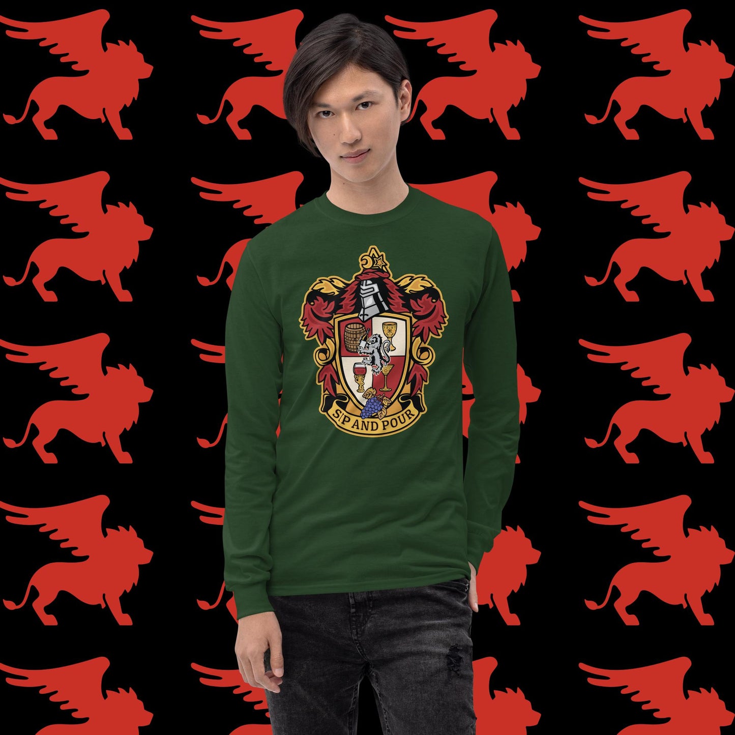 Parry Hotter - House of Sip and Pour - Long Sleeve Sorcery Shirt
