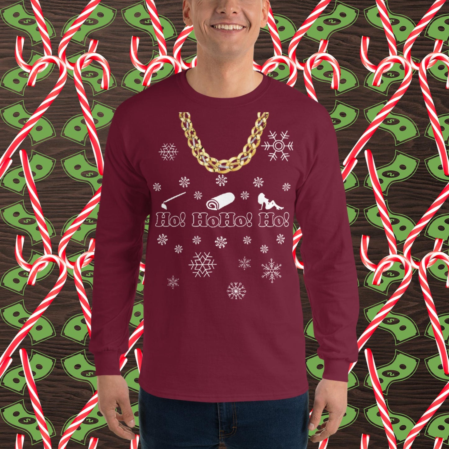 Hoe HoHO HOliday Longsleeze Shirt