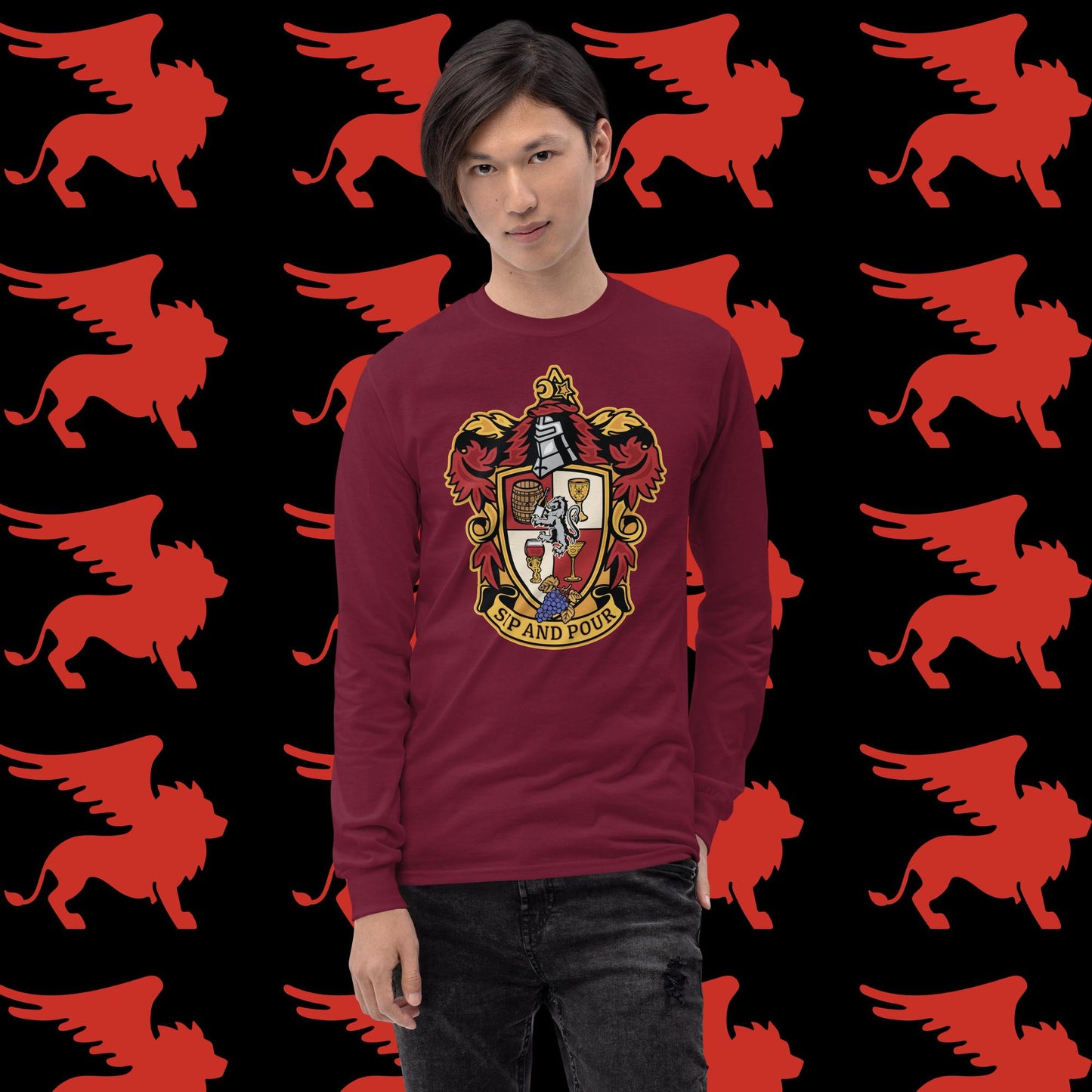 Parry Hotter - House of Sip and Pour - Long Sleeve Sorcery Shirt