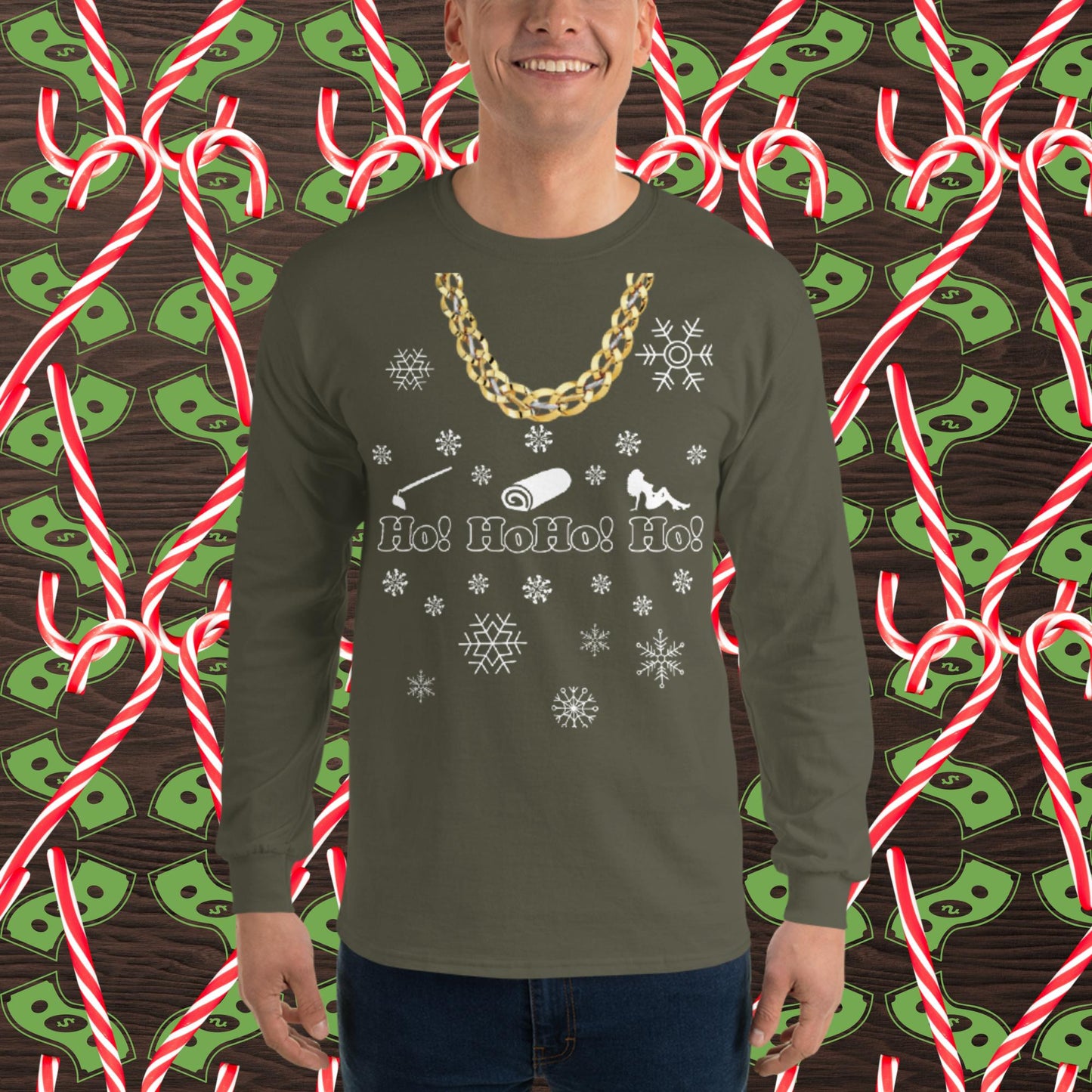 Hoe HoHO HOliday Longsleeze Shirt