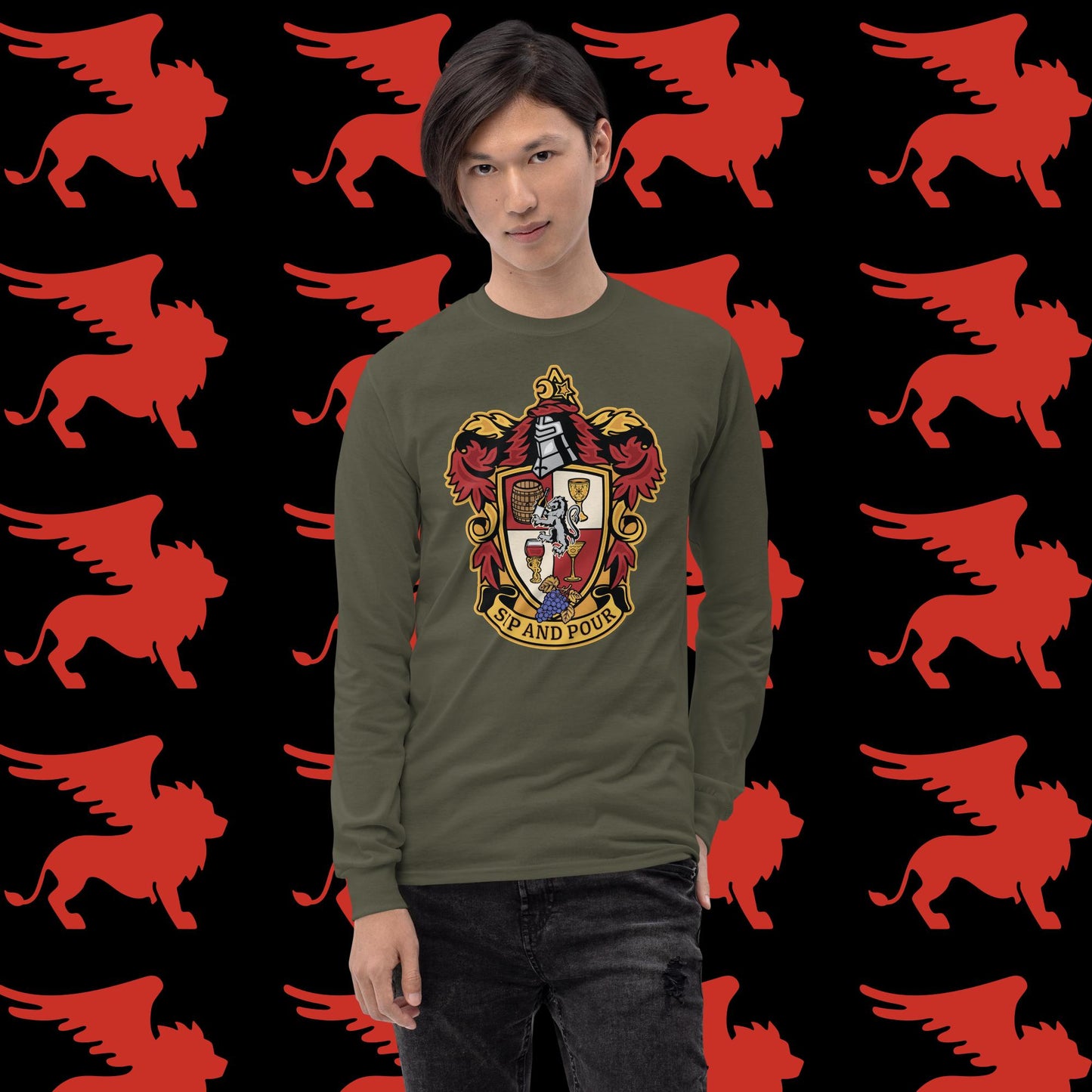 Parry Hotter - House of Sip and Pour - Long Sleeve Sorcery Shirt