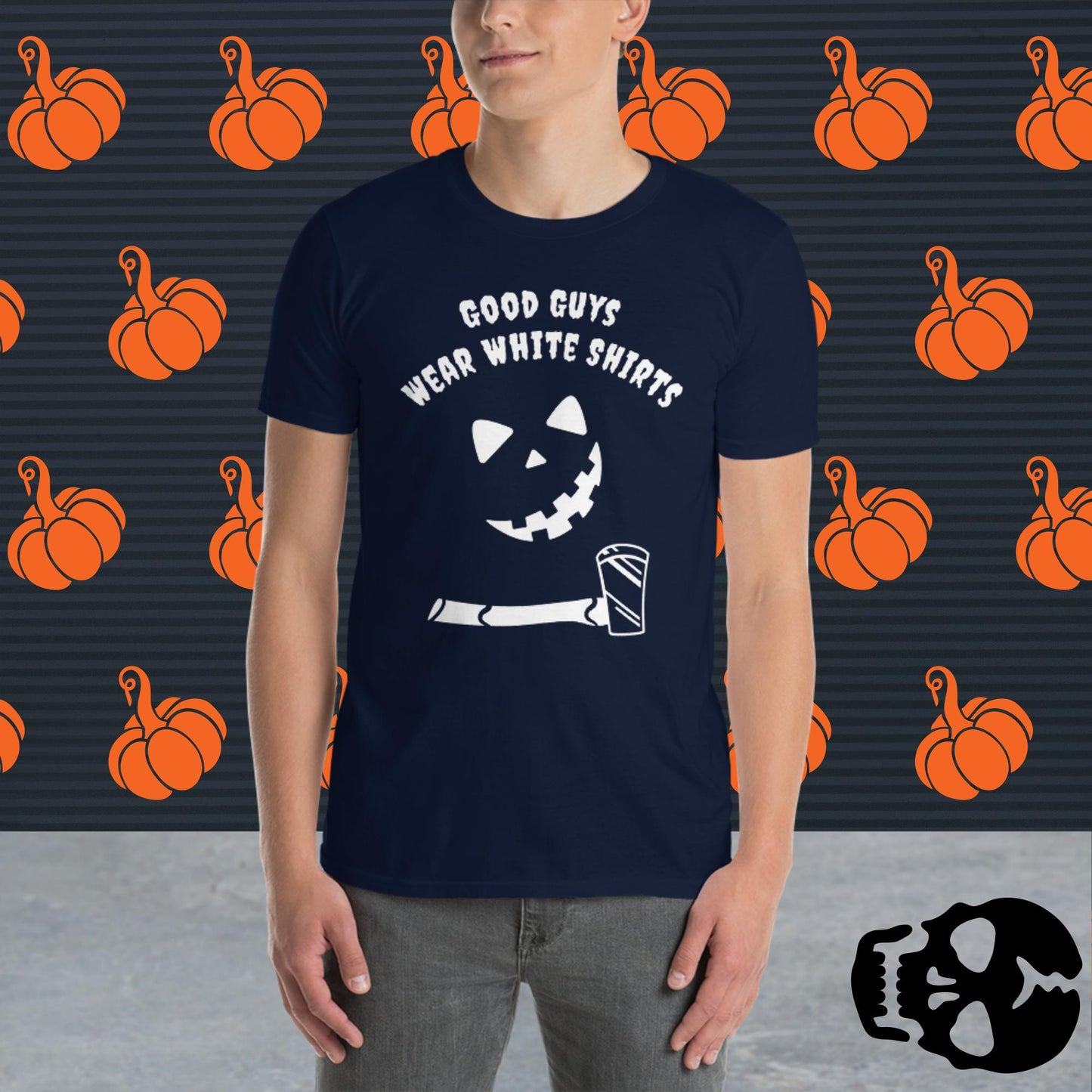 Good Guys Wear White Shirts - Halloween Special Design